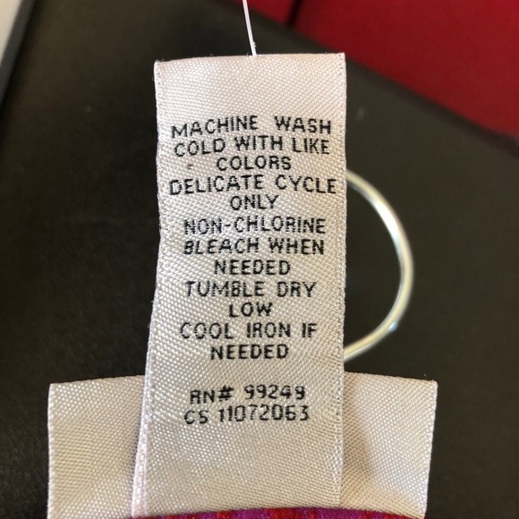 NWT Catherines 2XWP Petite Blouse Top Pink Purple V Neck Longs-sleeve Womens - Picture 6 of 16